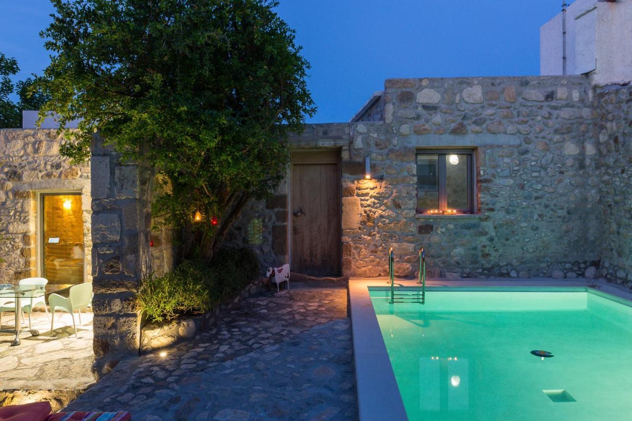 Muazzo Creta Stone House, Nature Escape With Pool, By Thinkvilla Pigí Extérieur photo