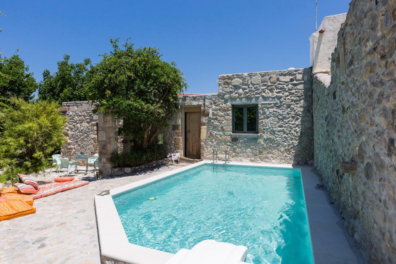 Muazzo Creta Stone House, Nature Escape With Pool, By Thinkvilla Pigí Extérieur photo