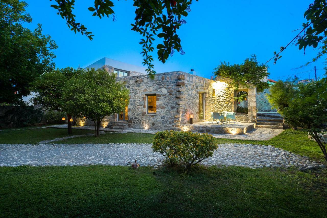 Muazzo Creta Stone House, Nature Escape With Pool, By Thinkvilla Pigí Extérieur photo