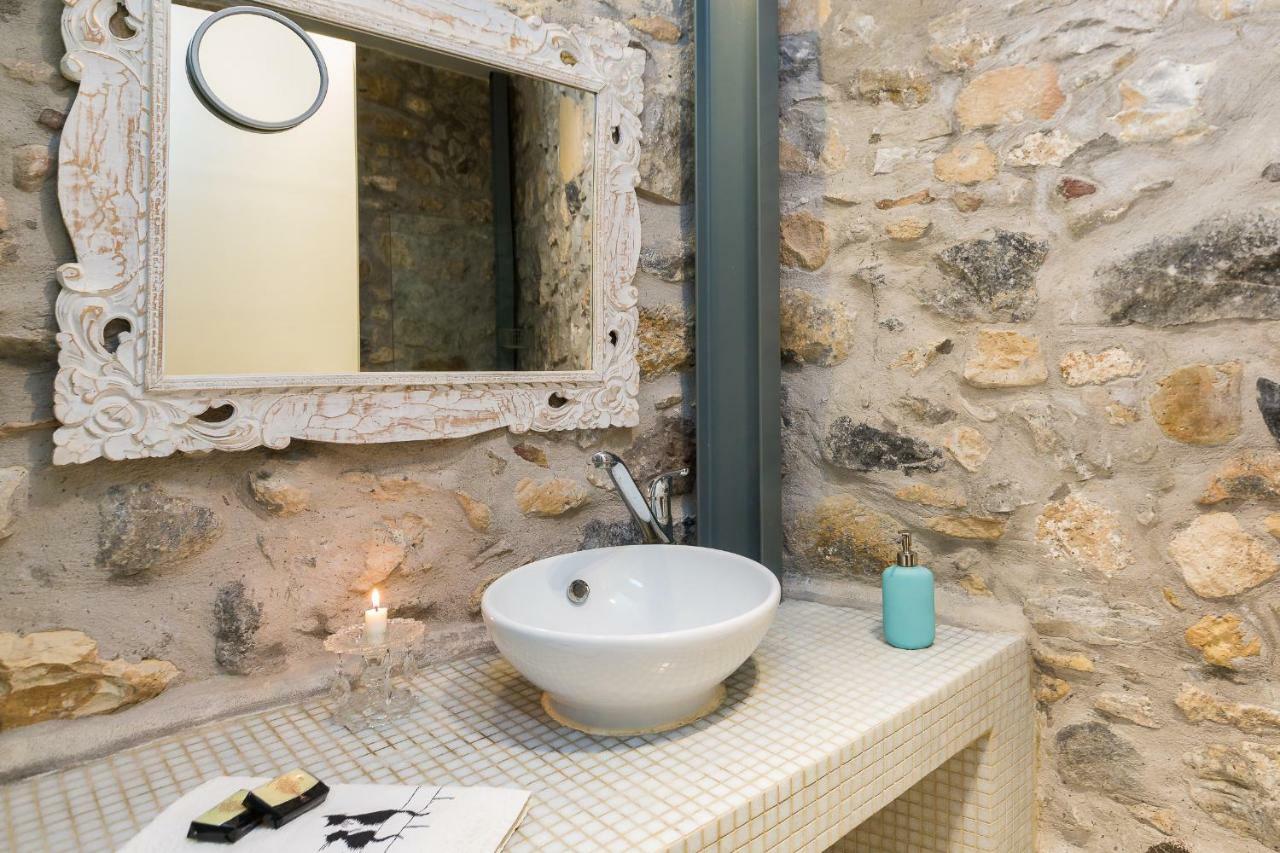 Muazzo Creta Stone House, Nature Escape With Pool, By Thinkvilla Pigí Extérieur photo